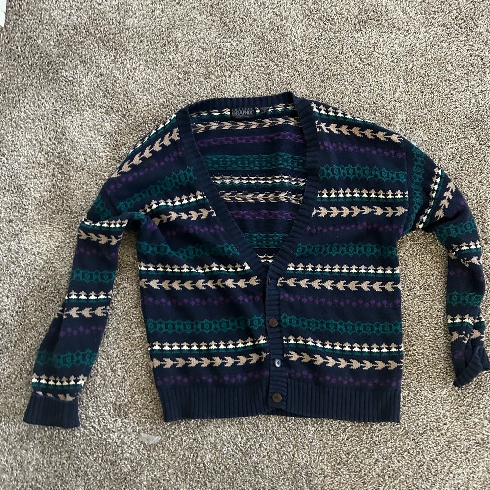 Graphix vintage cardigan xxl